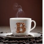 Coffee Bean Alphabet Clip Art