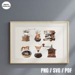 Coffee Bar Wall Art Print