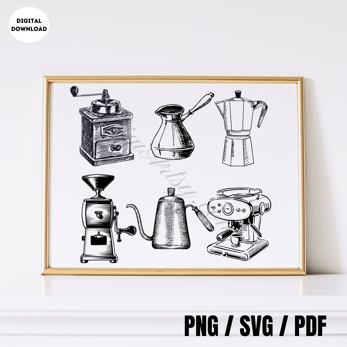coffee maker print