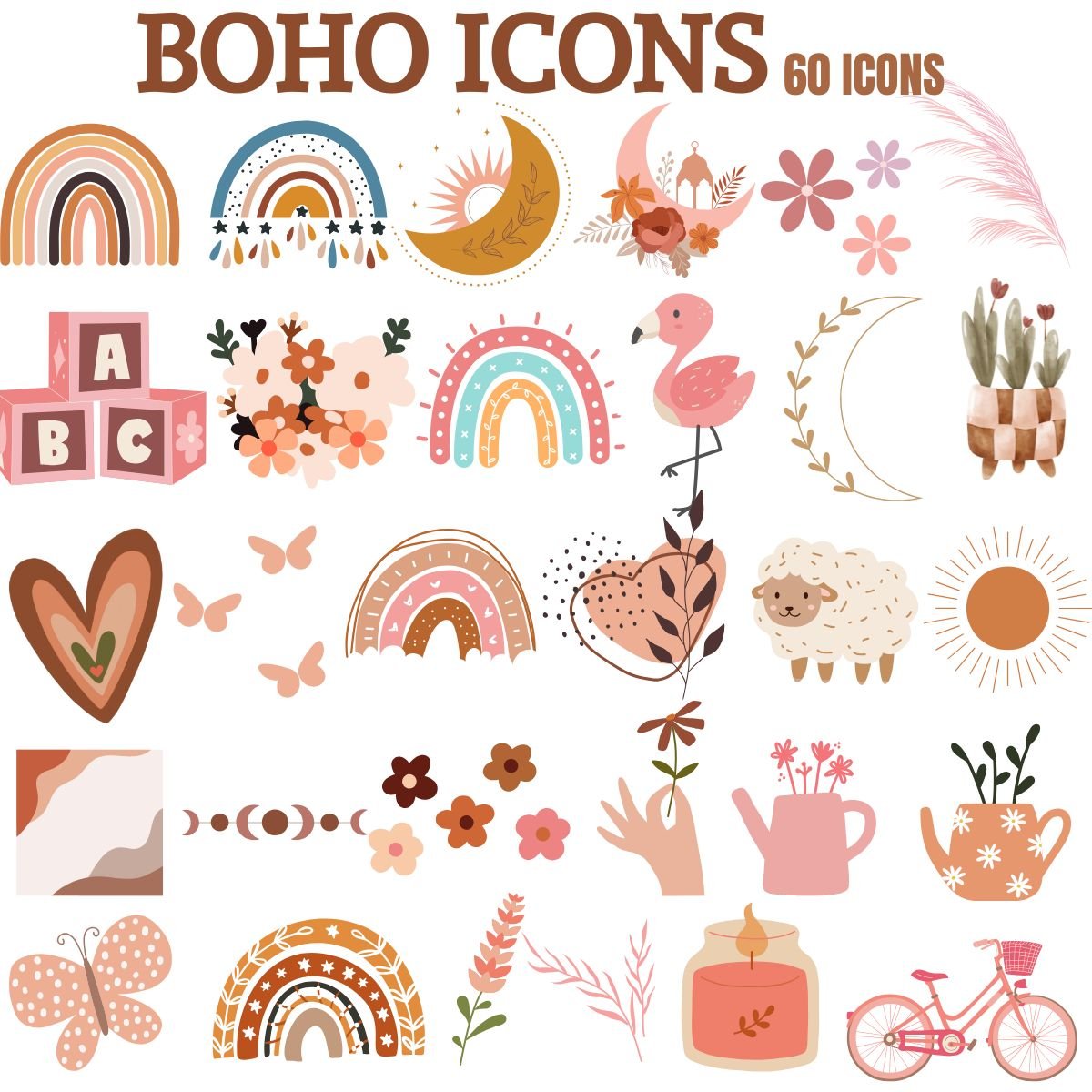 Boho File Icons for PC