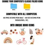 Boho Desktop Folder Icons