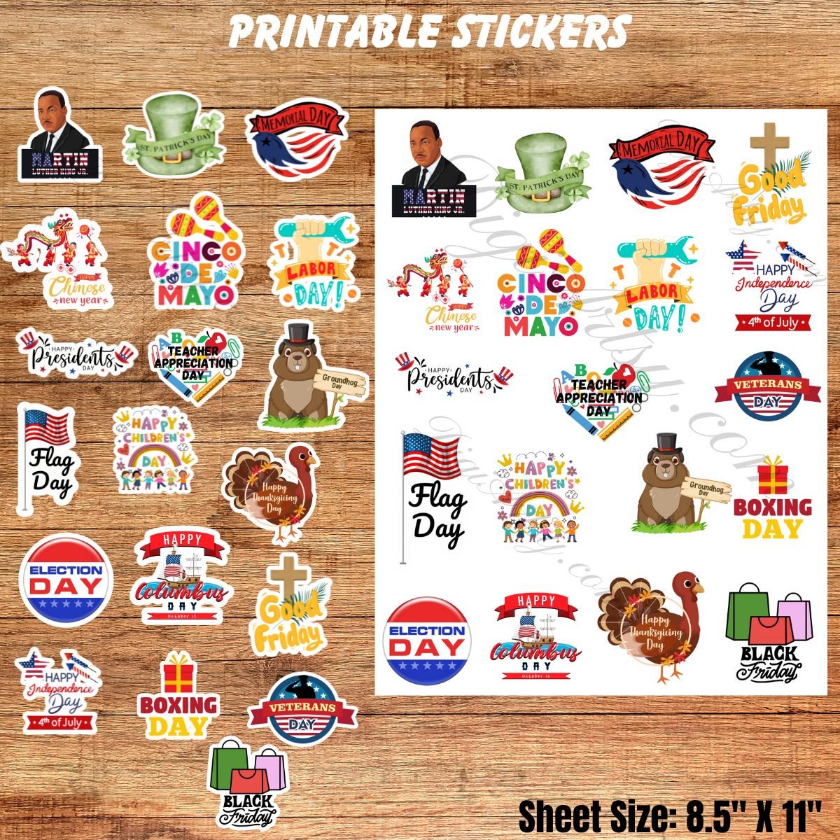 Holiday Digital Sticker Pack