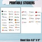 Holiday Stickers for Planners