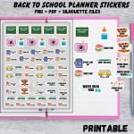 Back to School Planner stickers for Students