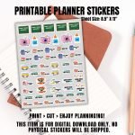 School Students Planner Sticker PNG