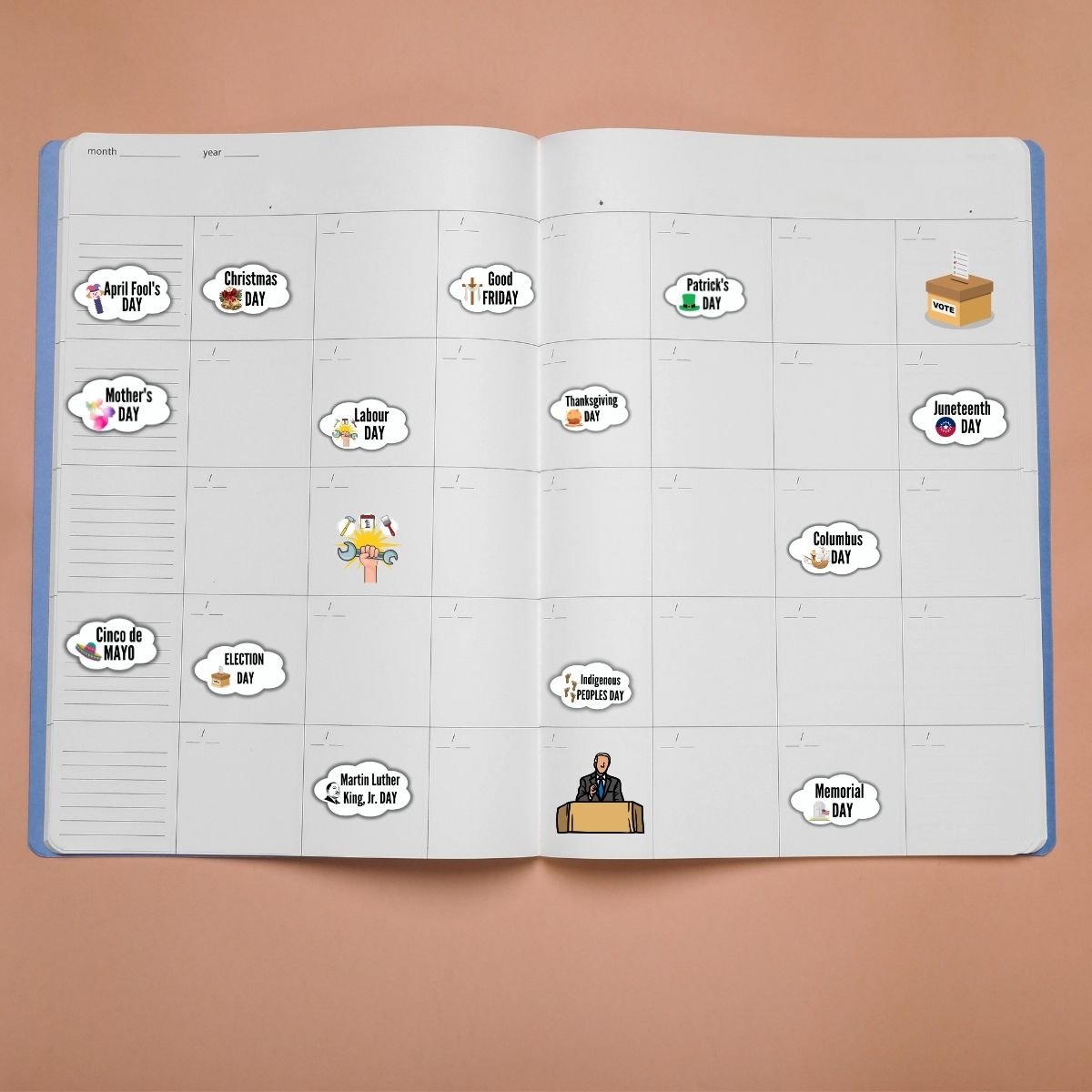 Holiday Stickers for Planners