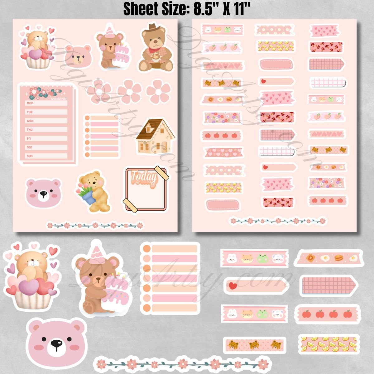 Sticky Note Digital Stickers