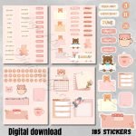 Cute Notepad Digital Stickers