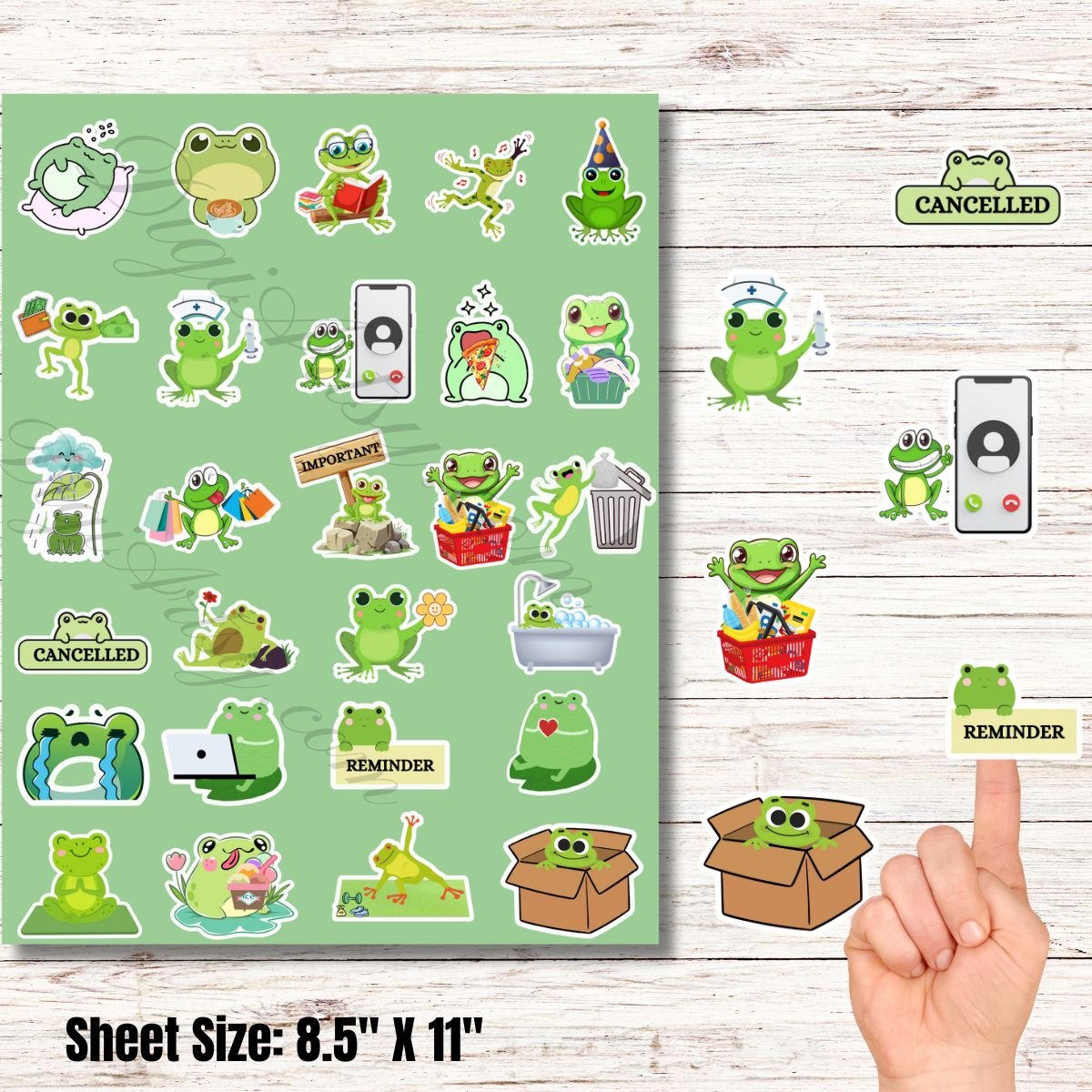 frog digital stickers