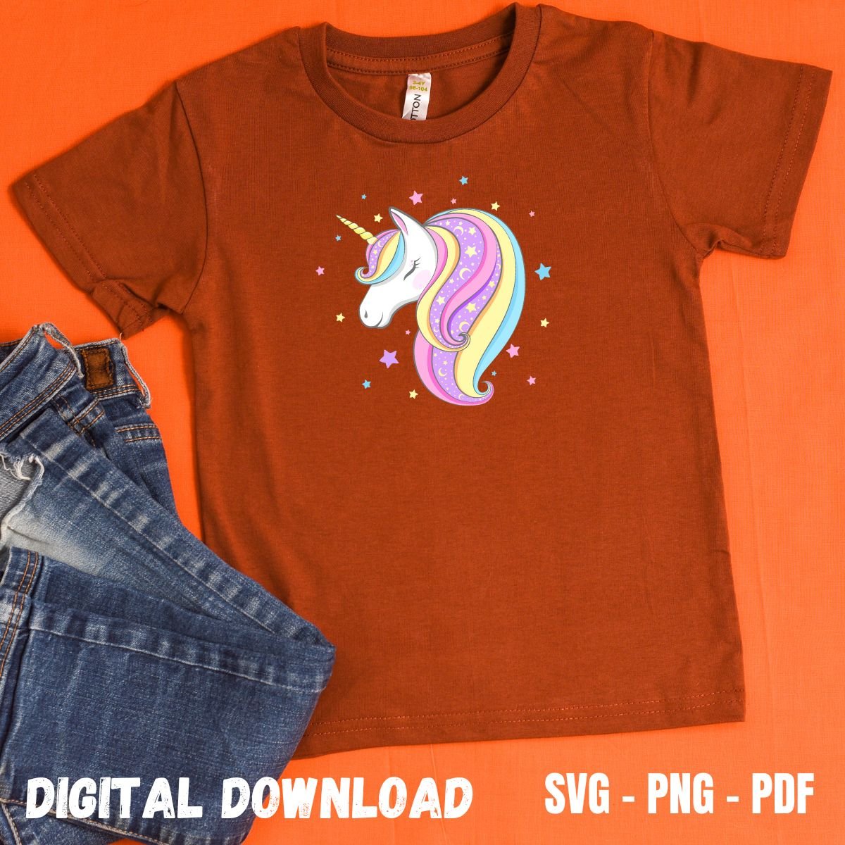 Unicorn T-shirt Design Print for Kids