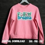 Trendy Hustle T-shirt printable design